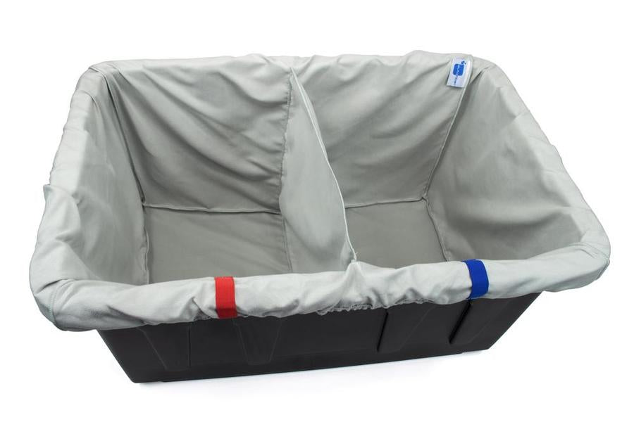 Autofiber Towel Bin Organizer for Small/Medium Bins 1 Pack Gray