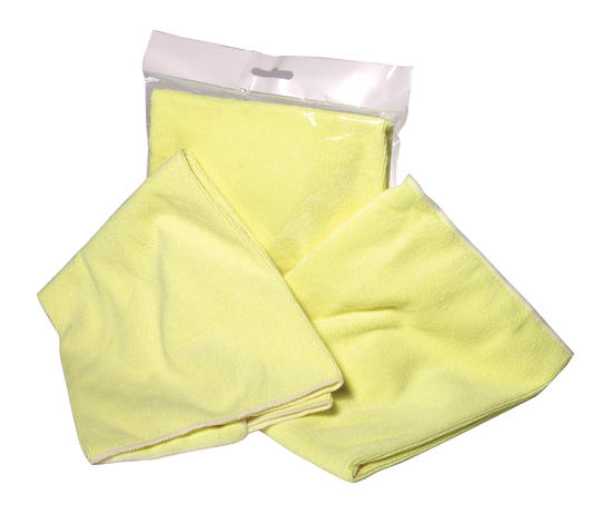 Professional 16x16 Yellow Microfiber Towel 4pk