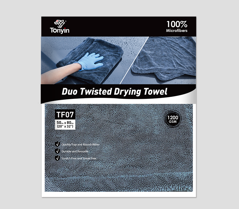 Tonyin Duo Twisted Microfiber kDrying Towel 20"x32"