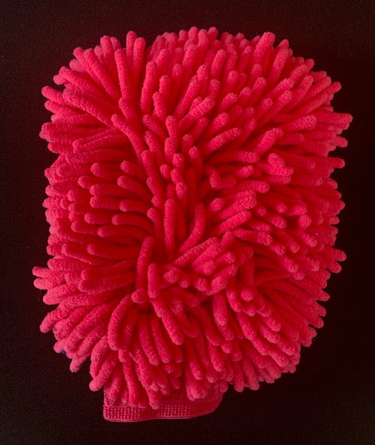 Detailing Microfiber Wash Mitt Pink
