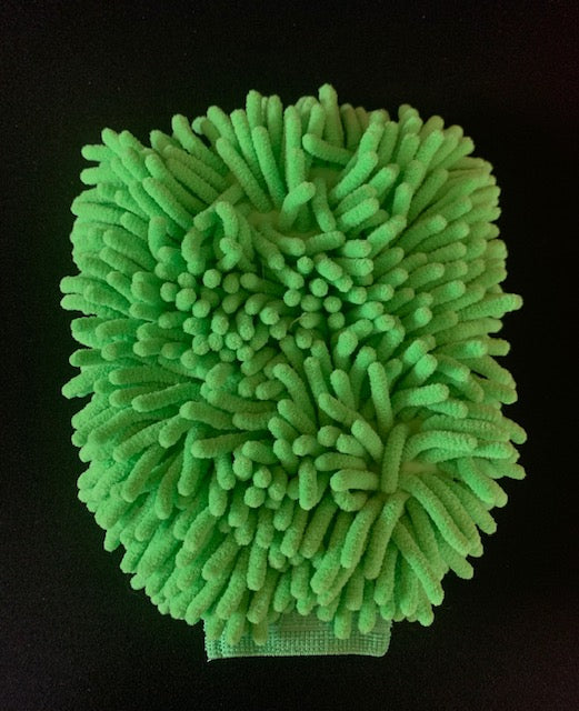 Detailing Microfiber Wash Mitt Green