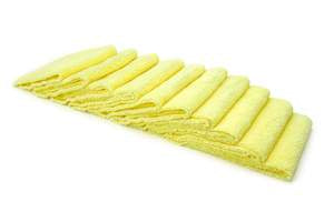 Autofiber Cost What Microfiber Shop Rag 10 pack- Yellow